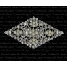 Broche Cola Enredado de cristal
