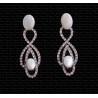 Pendientes de novia Zaret